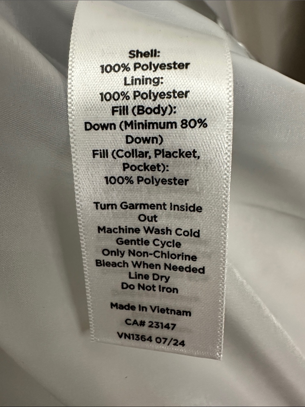 NWT Talbots Puffer Vest Silvertone Poly Down Zip Snap Closure Pockets Size 2X - Picture 3 of 9